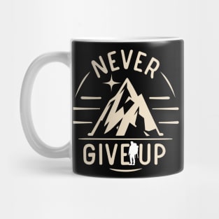 Never-give-up Mug